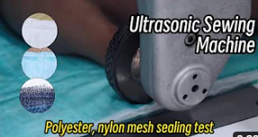 Machine à coudre à ultrasons pour polyester, maille en nylon Polyester, test d'étanchéité en maille de nylon