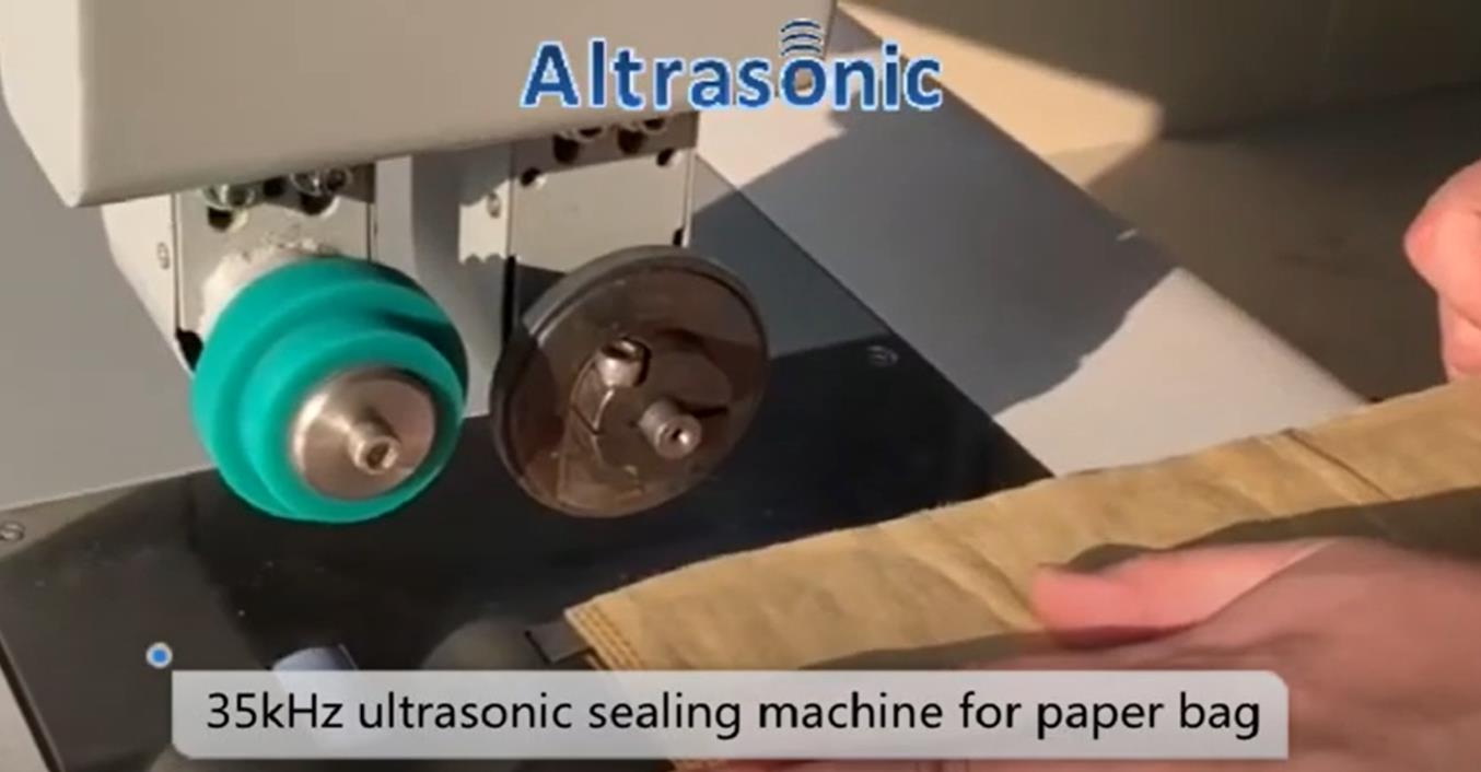 L'application de la machine de scellage à ultrasons