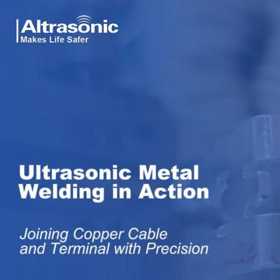 Soudage de bornes de fils de cuivre par soudeuse à ultrasons